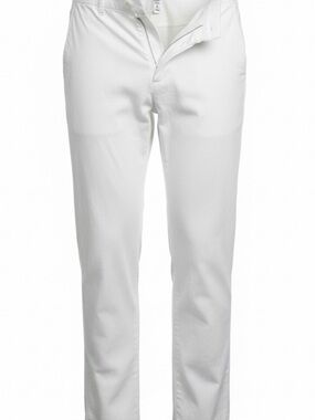Slim Straight White Men's Jeans